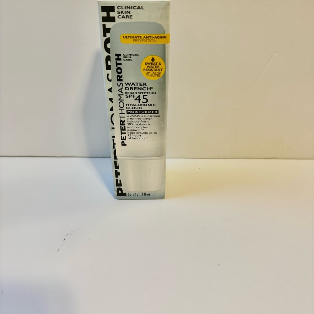Peter Thomas Roth Water Drench SPF 45 Moisturizer 1.7 OZ NEW in Box EXP 1.27